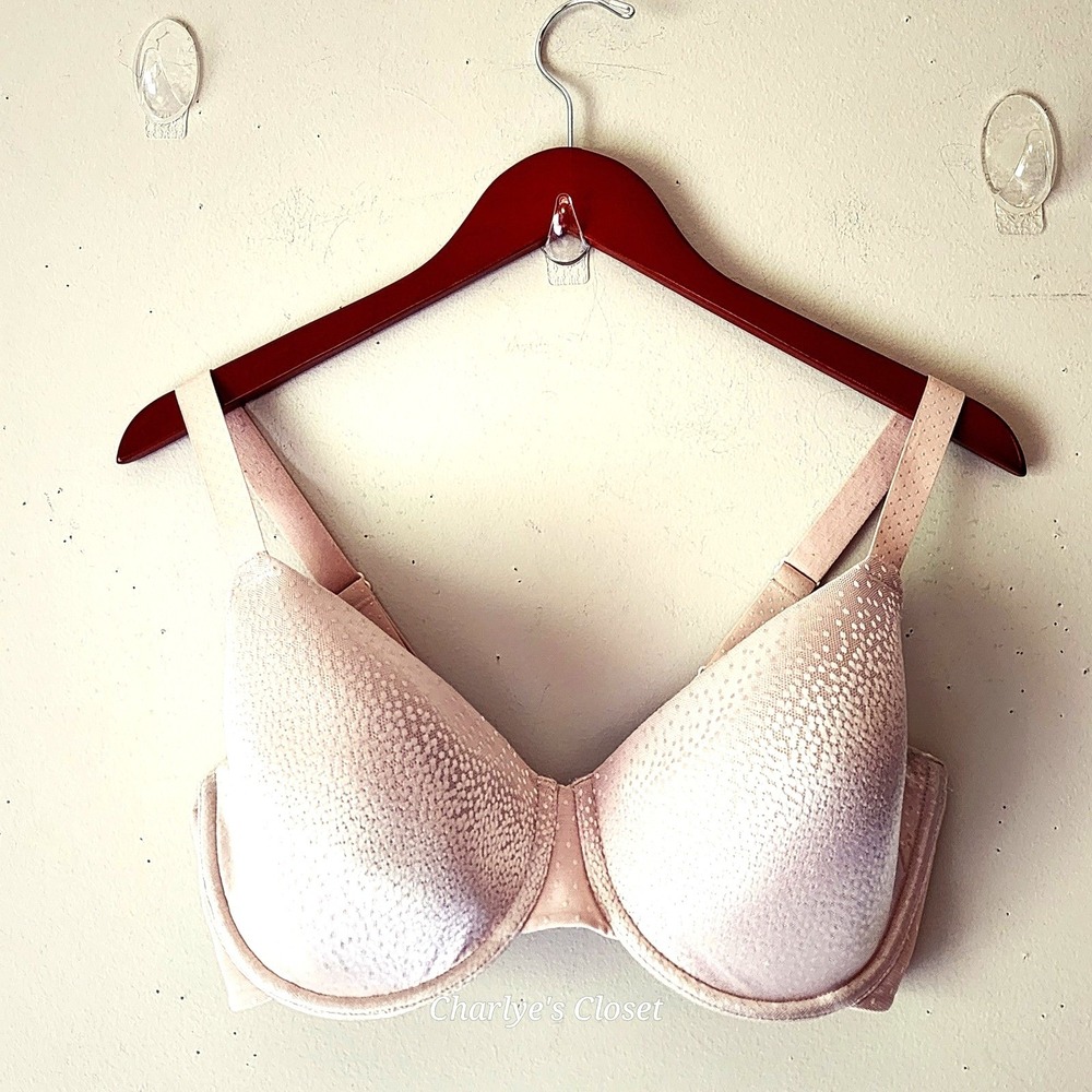Wacoal T-Shirt Bra 34G 853303 Beige EUC Smoothing Support Full Coverage Comfort